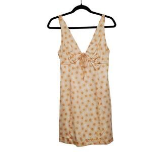 Y2K Babydoll Dress Hansen + Gretel Silk Dress Small Daisy Whimsy Romantic Fairy